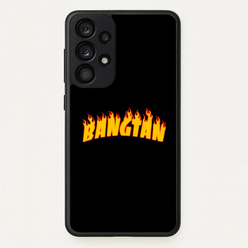Bangtan Flames - K Pop - BTS Phone Case for Galaxy A53