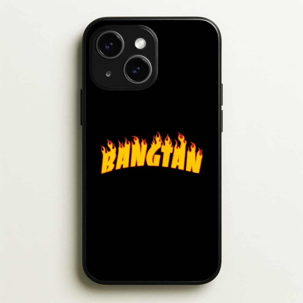 Bangtan Flames - K Pop - BTS Phone Case for iPhone 14 Plus