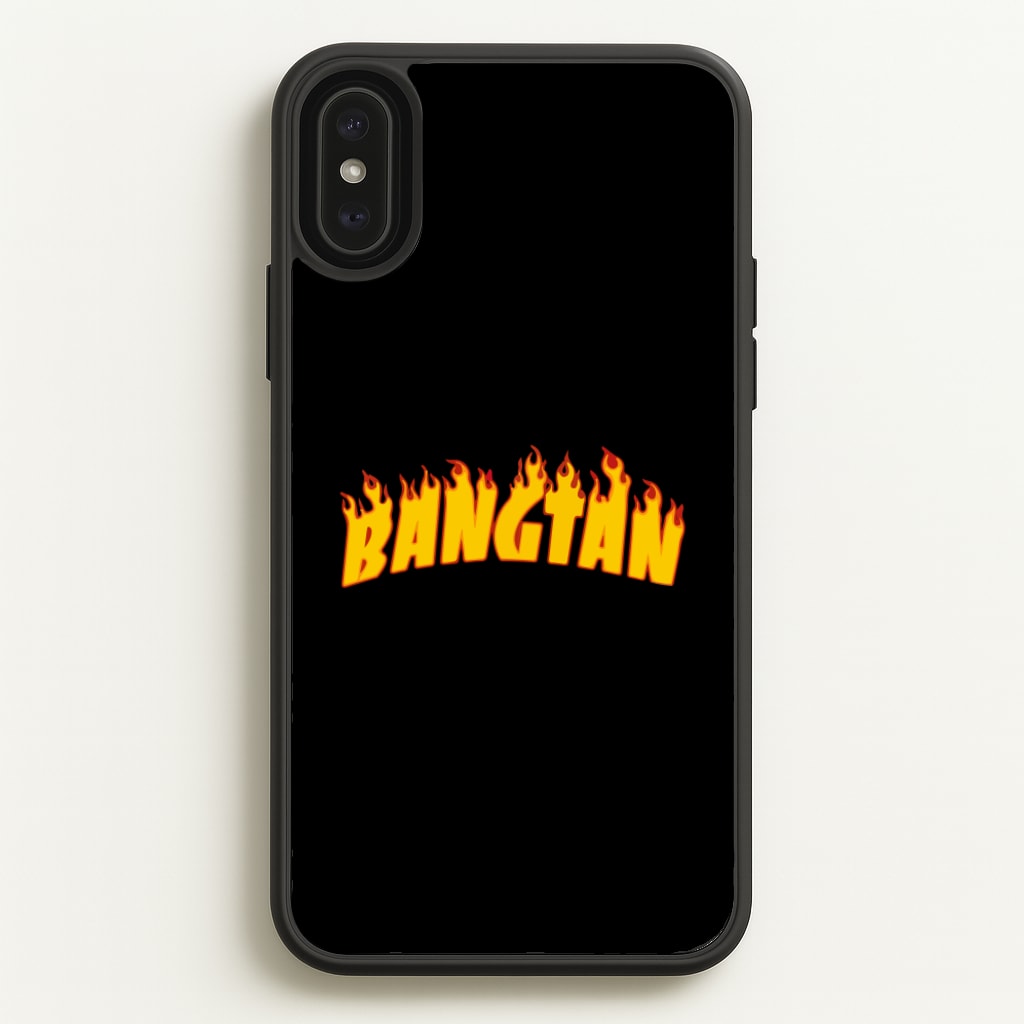 Bangtan Flames - K Pop - BTS Phone Case for iPhone XS Max