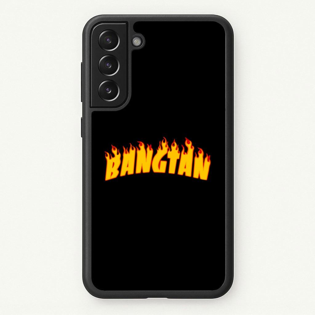 Bangtan Flames - K Pop - BTS Phone Case for Galaxy S22