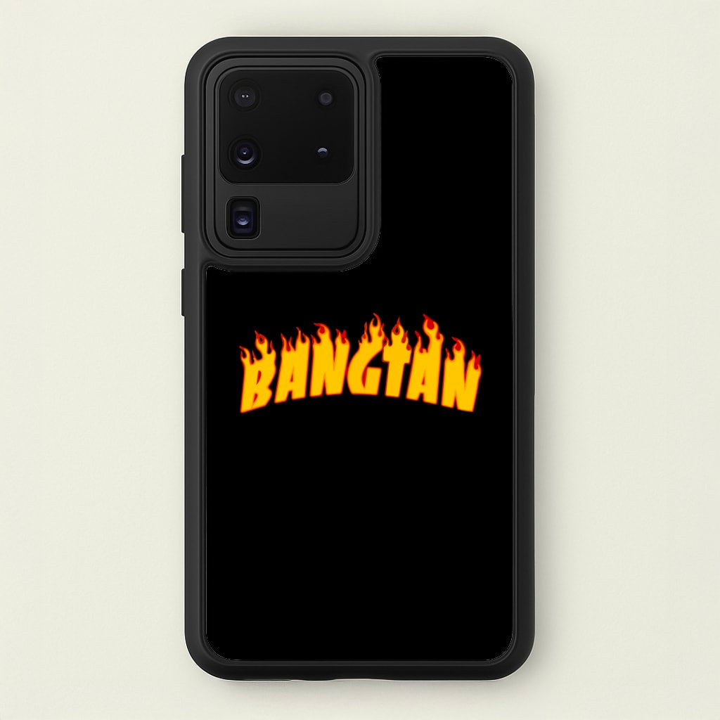 Bangtan Flames - K Pop - BTS Phone Case for Galaxy S20 Ultra