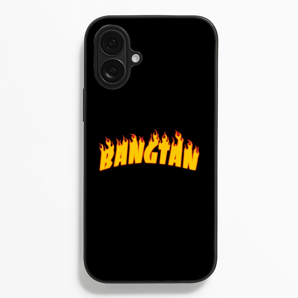 Bangtan Flames - K Pop - BTS Phone Case for iPhone 16 Plus