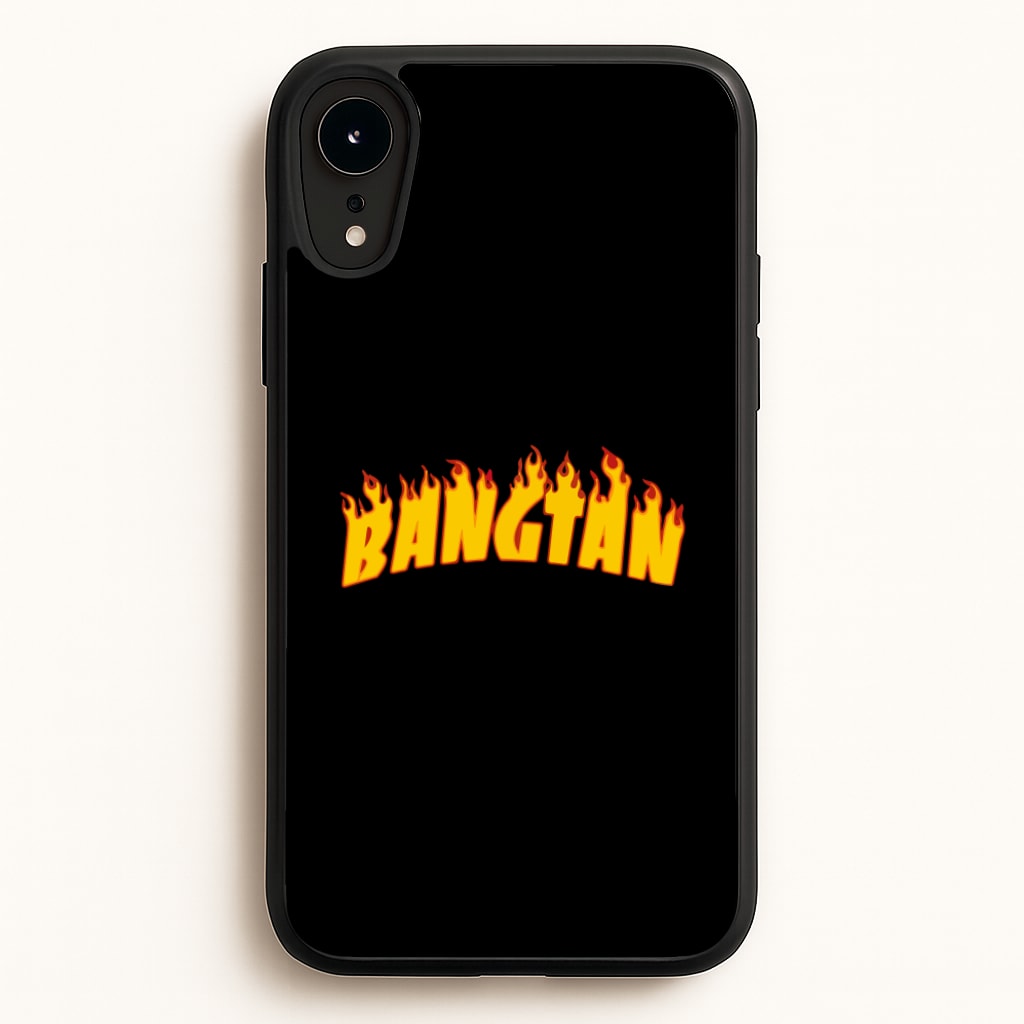 Bangtan Flames - K Pop - BTS Phone Case for iPhone XR