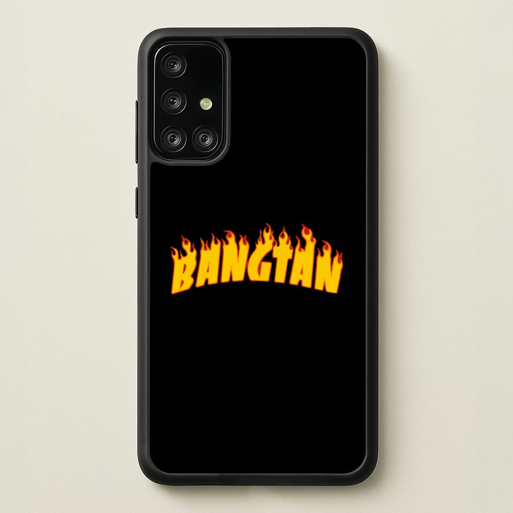 Bangtan Flames - K Pop - BTS Phone Case for Galaxy A71