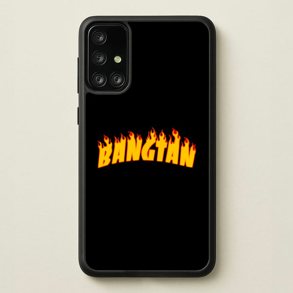 Bangtan Flames - K Pop - BTS Phone Case for Galaxy A71