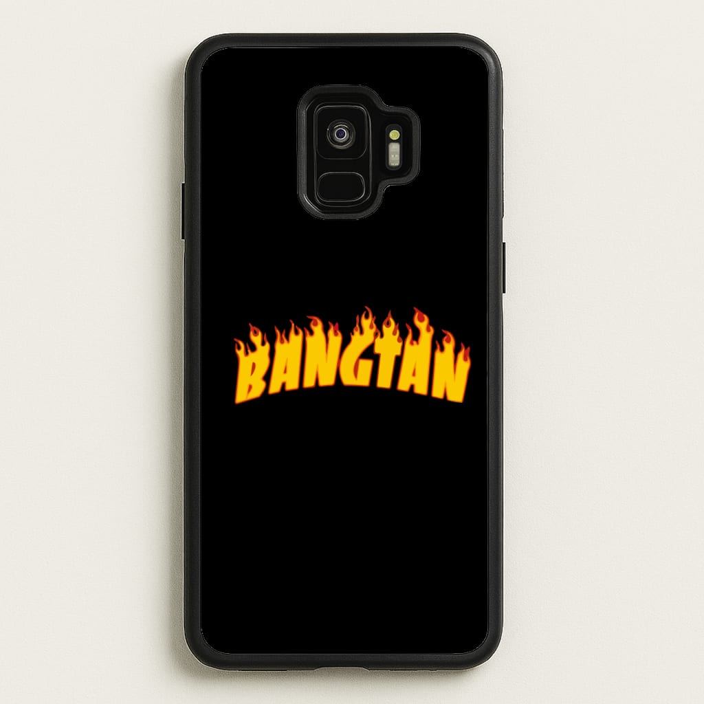 Bangtan Flames - K Pop - BTS Phone Case for Galaxy S9
