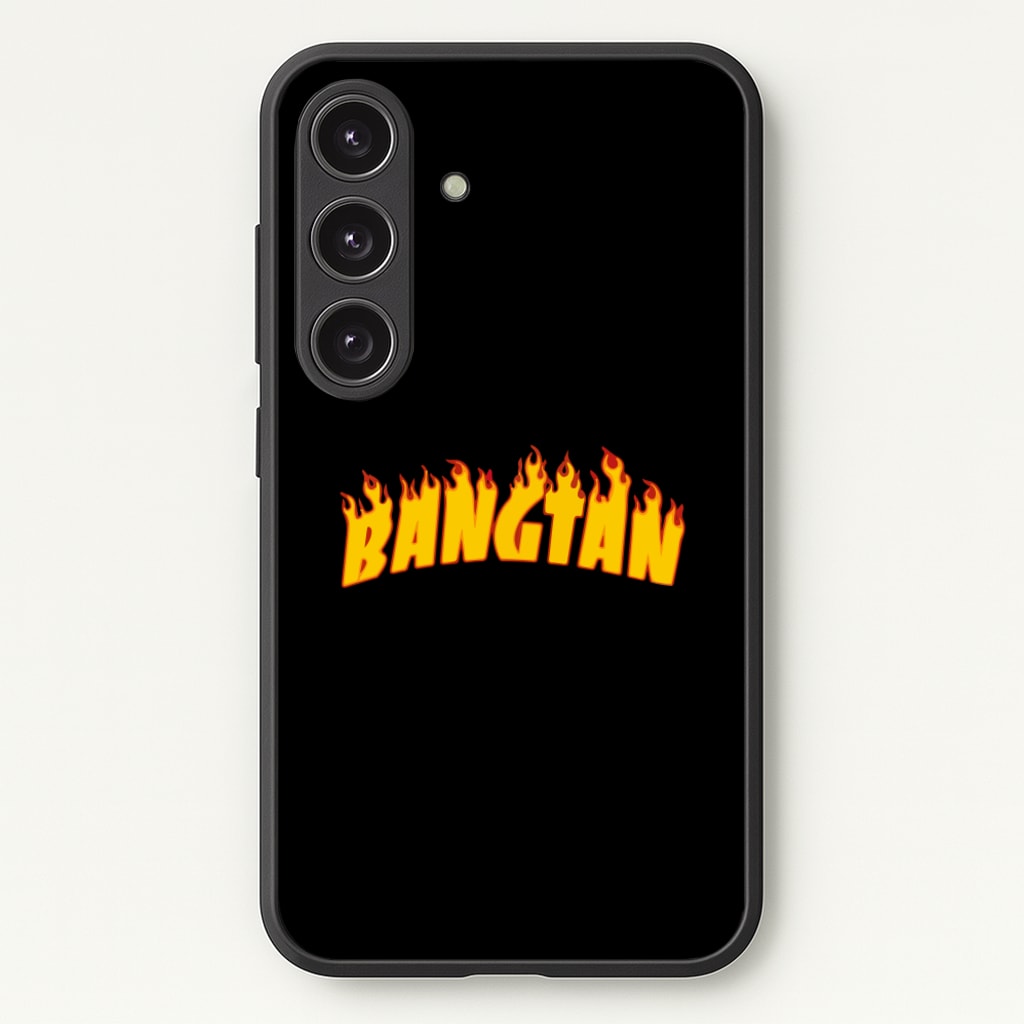 Bangtan Flames - K Pop - BTS Phone Case for Galaxy S25