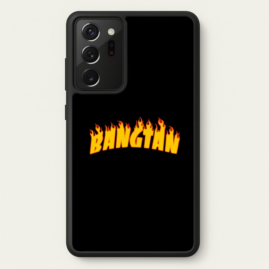 Bangtan Flames - K Pop - BTS Phone Case for Galaxy Note 20 Ultra