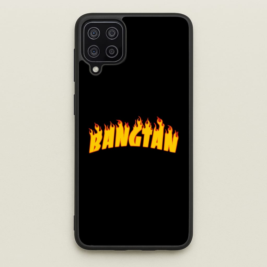 Bangtan Flames - K Pop - BTS Phone Case for Galaxy A12
