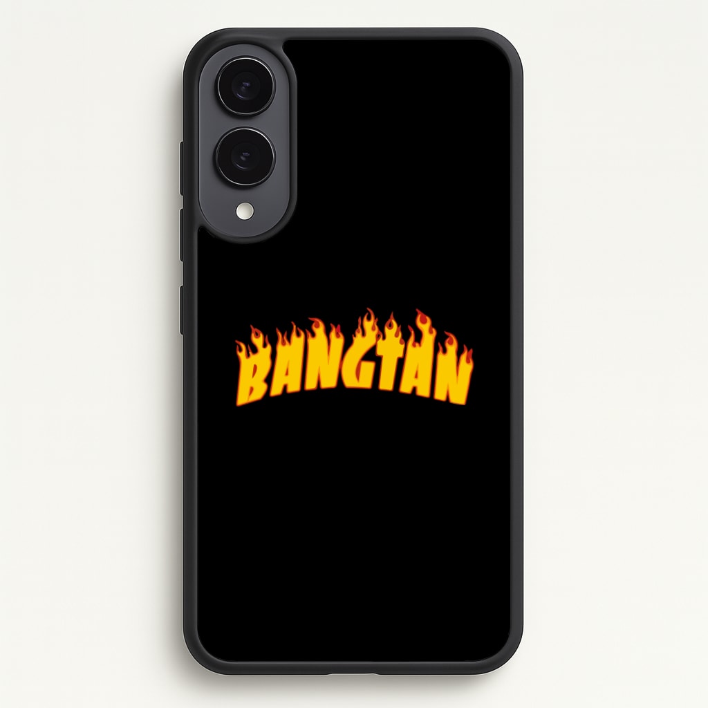 Bangtan Flames - K Pop - BTS Phone Case for Galaxy S25 Edge