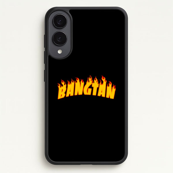 Bangtan Flames - K Pop - BTS Phone Case for Galaxy S25 Edge
