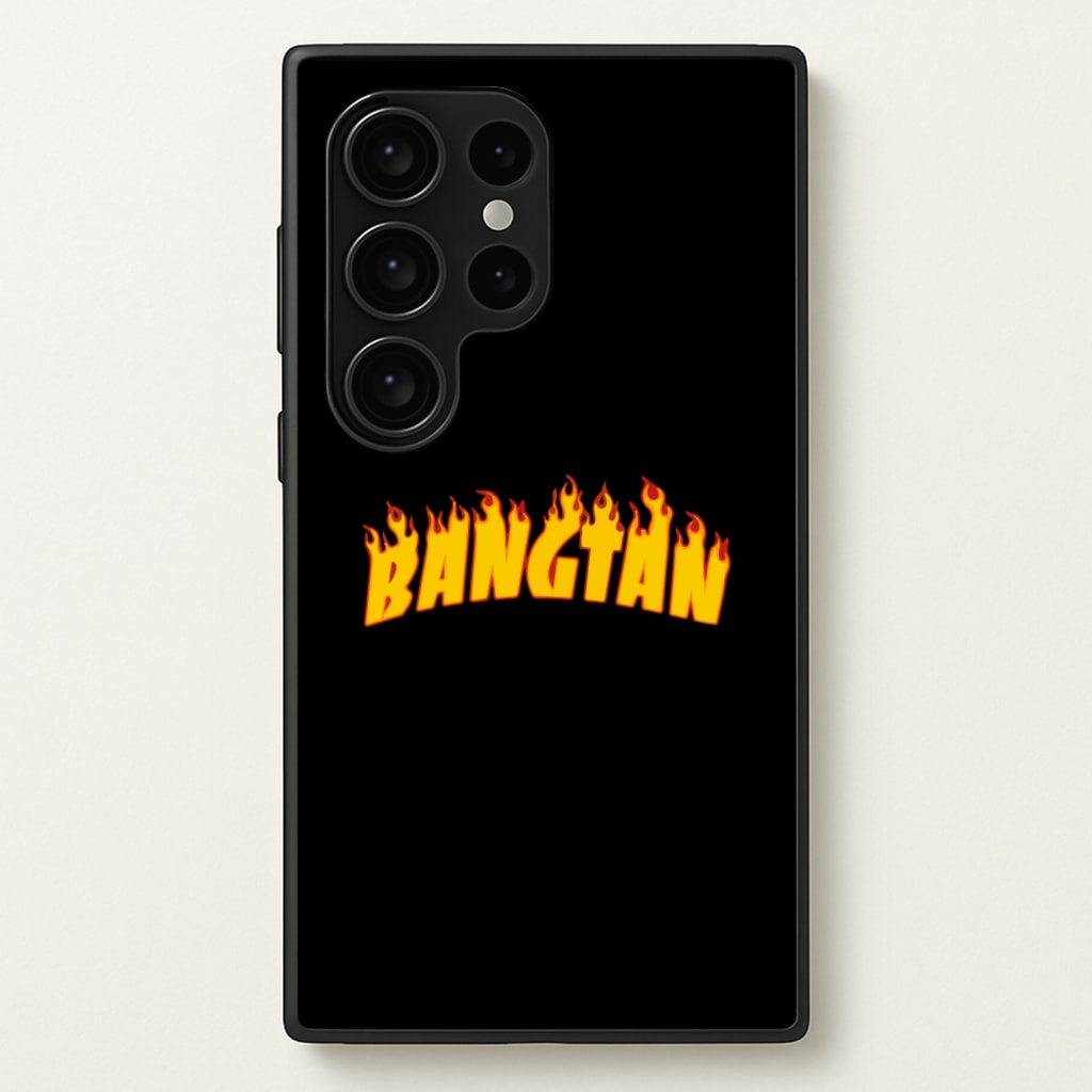 Bangtan Flames - K Pop - BTS Phone Case for Galaxy S24 Ultra