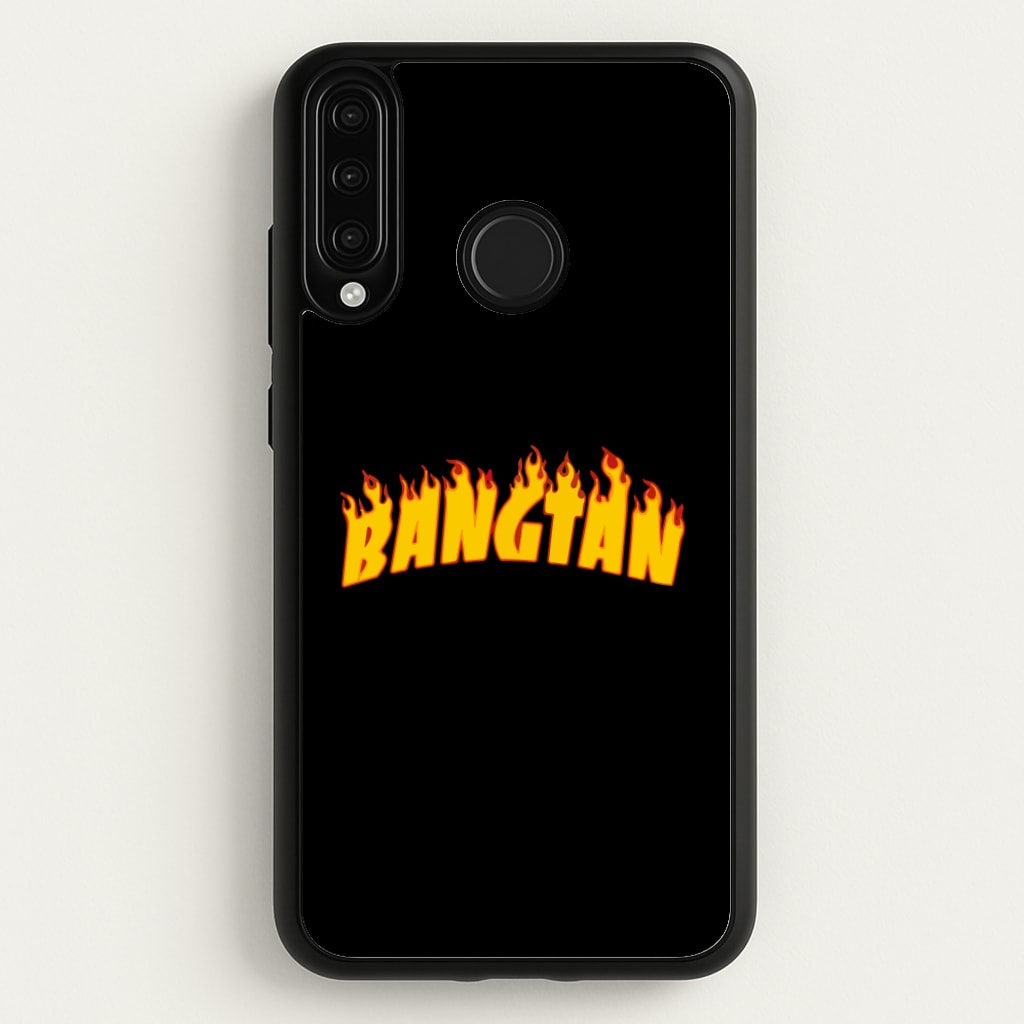 Bangtan Flames - K Pop - BTS Phone Case for Huawei P30 Lite