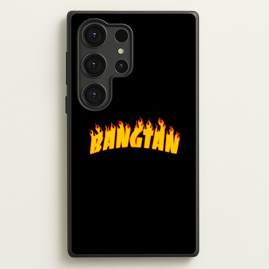 Bangtan Flames - K Pop - BTS Phone Case for Galaxy S25 Ultra