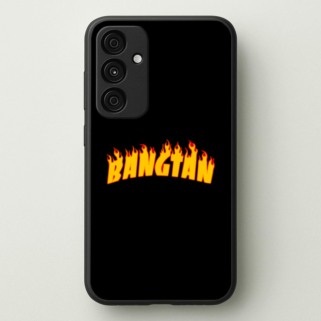 Bangtan Flames - K Pop - BTS Phone Case for Galaxy A35
