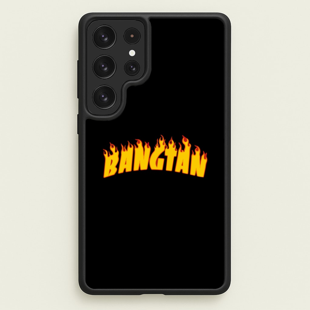 Bangtan Flames - K Pop - BTS Phone Case for Galaxy S23 Ultra