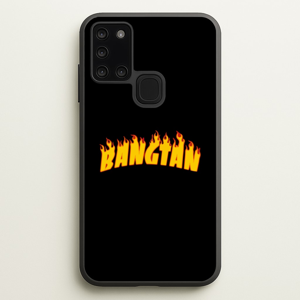 Bangtan Flames - K Pop - BTS Phone Case for Galaxy A21s