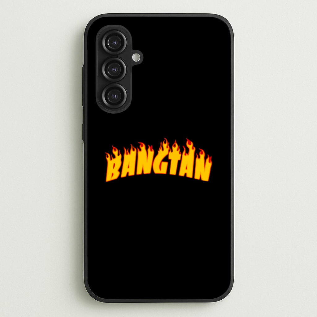 Bangtan Flames - K Pop - BTS Phone Case for Galaxy S23FE
