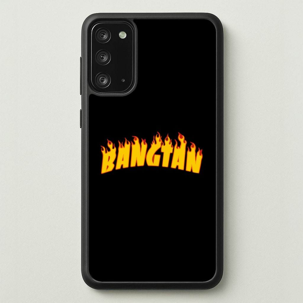 Bangtan Flames - K Pop - BTS Phone Case for Galaxy Note 20