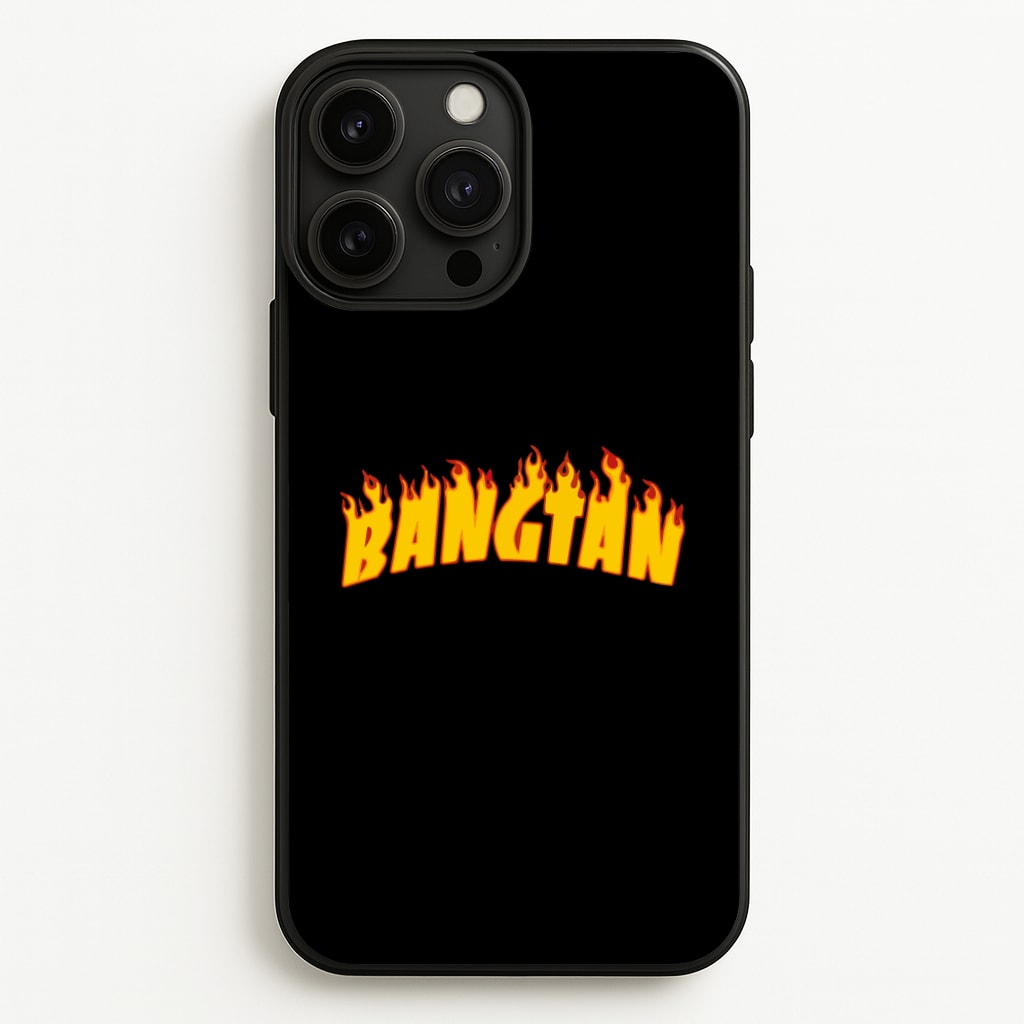 Bangtan Flames - K Pop - BTS Phone Case for iPhone 13 Pro Max