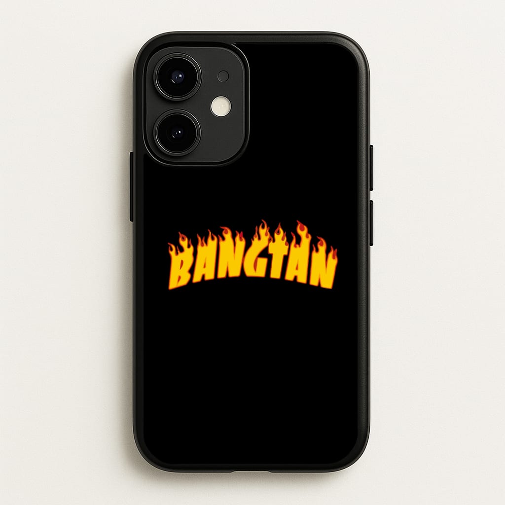 Bangtan Flames - K Pop - BTS Phone Case for iPhone 12 / 12 Pro