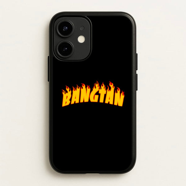 Bangtan Flames - K Pop - BTS Phone Case for iPhone 12 / 12 Pro