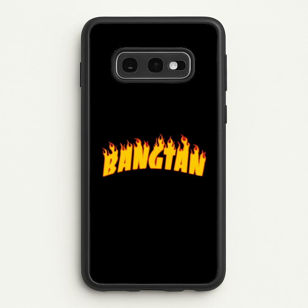 Bangtan Flames - K Pop - BTS Phone Case for Galaxy S10e