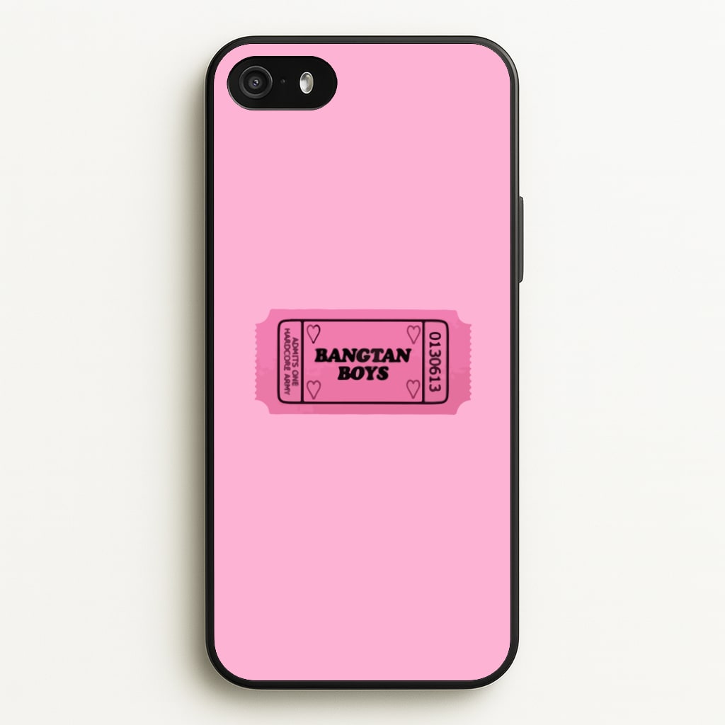 Bangtan Boys Ticket - K Pop - BTS Phone Case for iPhone 5 / 5s / SE 2016