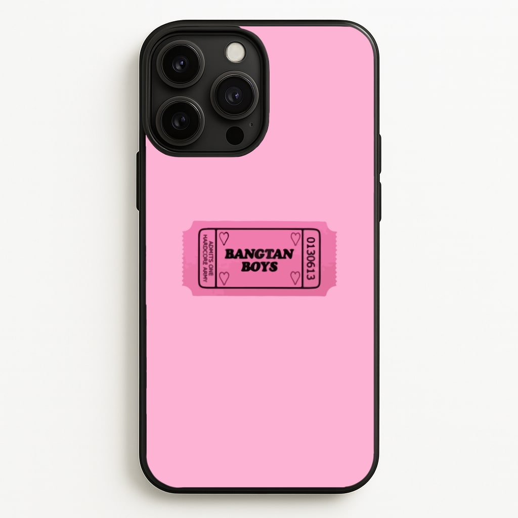 Bangtan Boys Ticket - K Pop - BTS Phone Case for iPhone 13 Pro Max