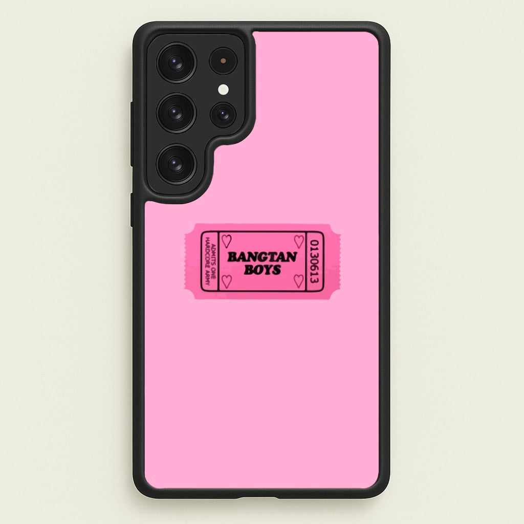 Bangtan Boys Ticket - K Pop - BTS Phone Case for Galaxy S23 Ultra