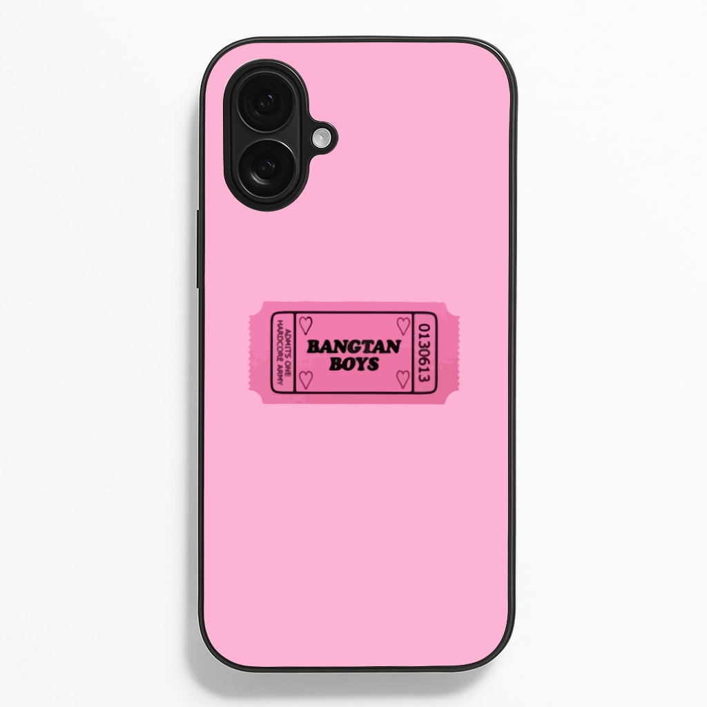 Bangtan Boys Ticket - K Pop - BTS Phone Case for iPhone 16 Plus