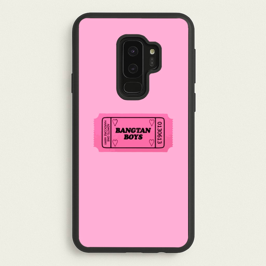 Bangtan Boys Ticket - K Pop - BTS Phone Case for Galaxy S9 Plus