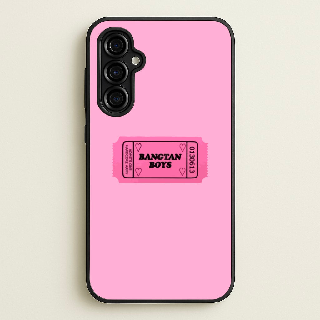 Bangtan Boys Ticket - K Pop - BTS Phone Case for Galaxy A54