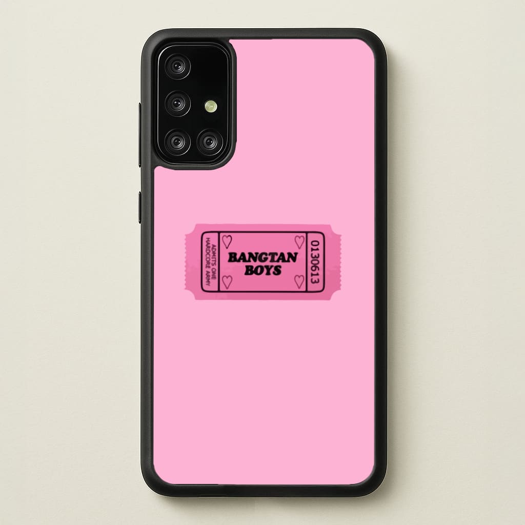 Bangtan Boys Ticket - K Pop - BTS Phone Case for Galaxy A71