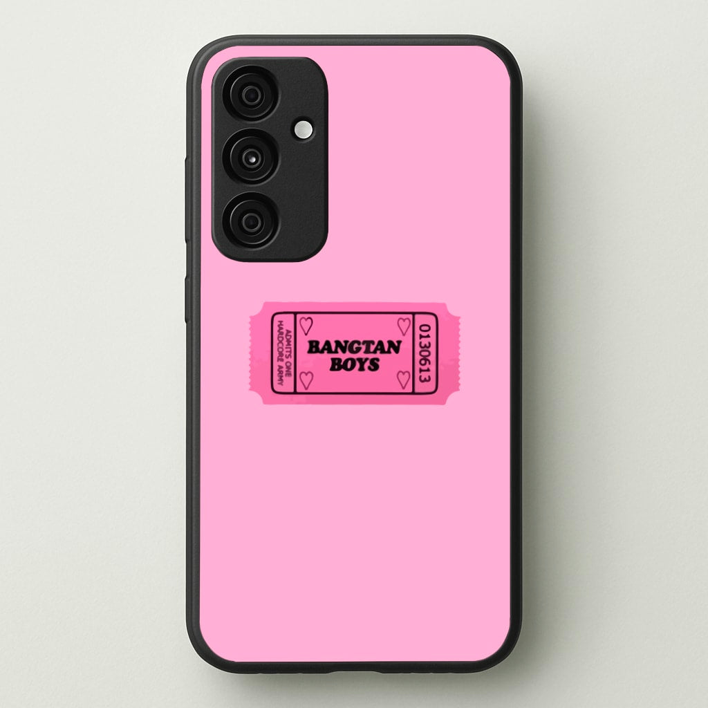 Bangtan Boys Ticket - K Pop - BTS Phone Case for Galaxy A35