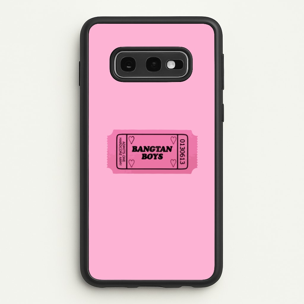 Bangtan Boys Ticket - K Pop - BTS Phone Case for Galaxy S10e