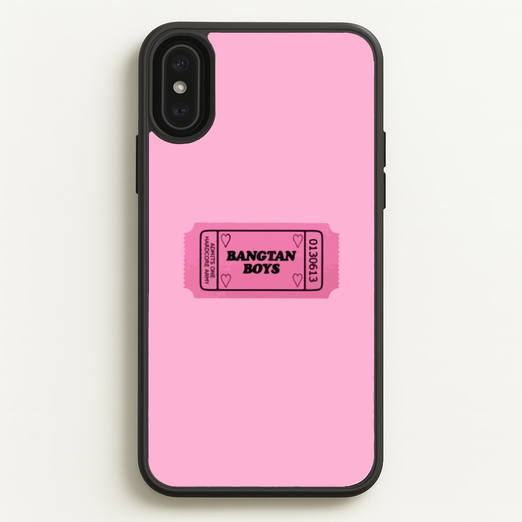 Bangtan Boys Ticket - K Pop - BTS Phone Case for iPhone XS Max