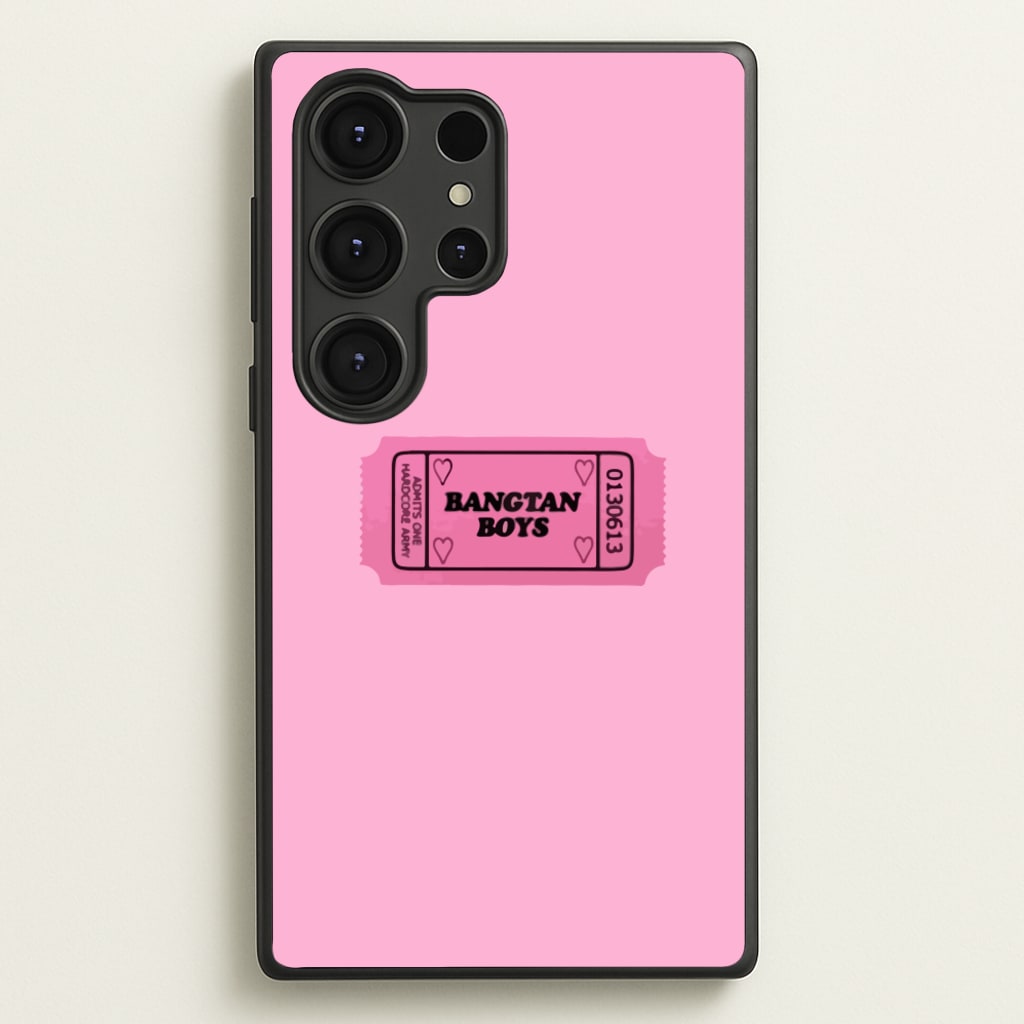 Bangtan Boys Ticket - K Pop - BTS Phone Case for Galaxy S25 Ultra