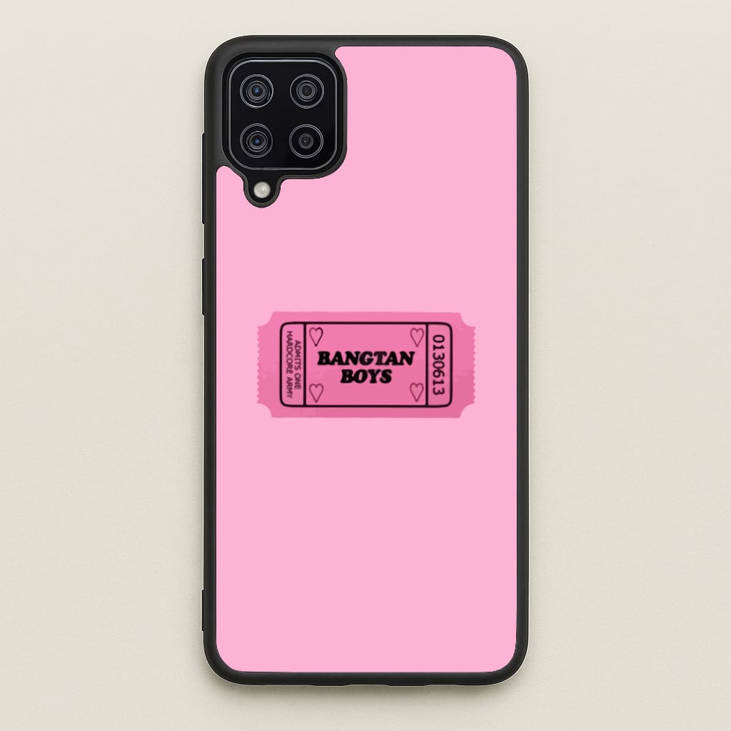 Bangtan Boys Ticket - K Pop - BTS Phone Case for Galaxy A12
