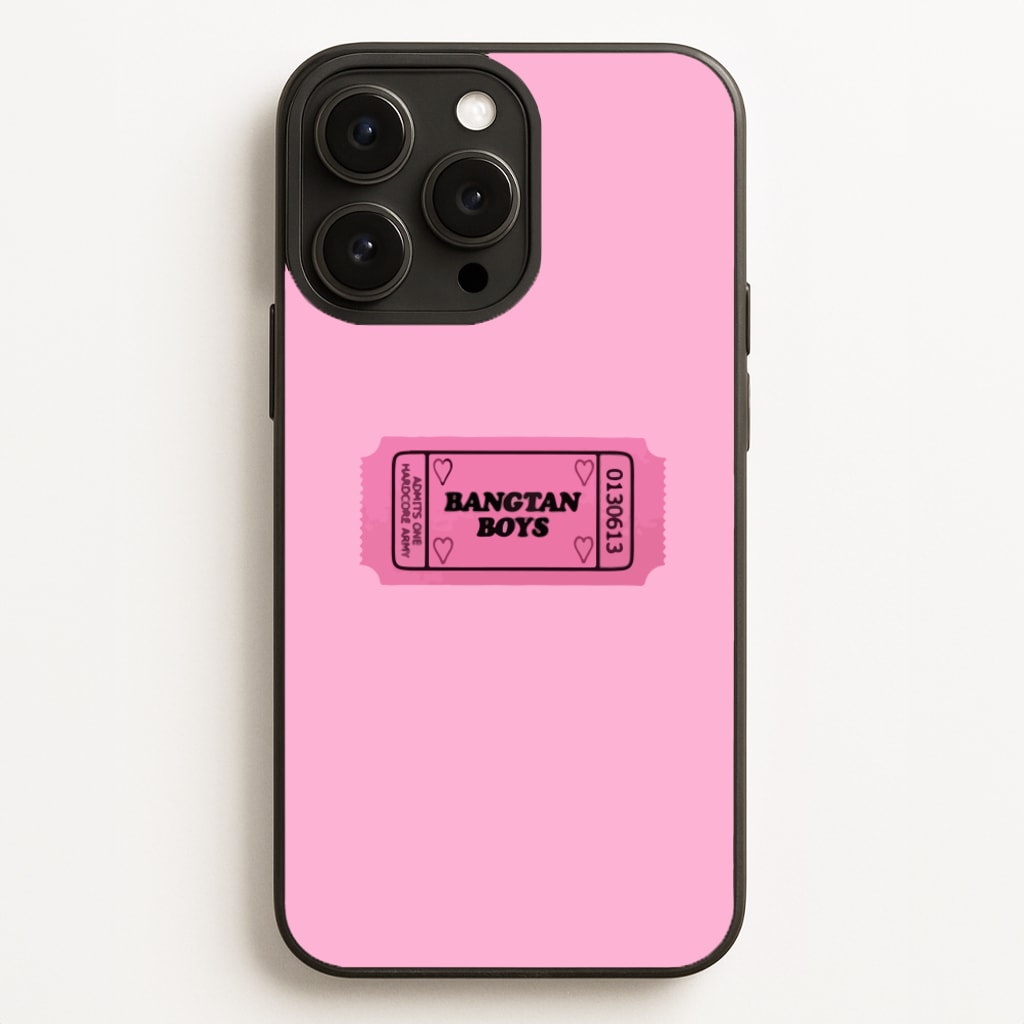 Bangtan Boys Ticket - K Pop - BTS Phone Case for iPhone 12 Pro Max