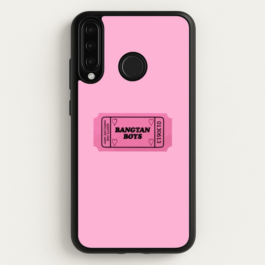 Bangtan Boys Ticket - K Pop - BTS Phone Case for Huawei P30 Lite