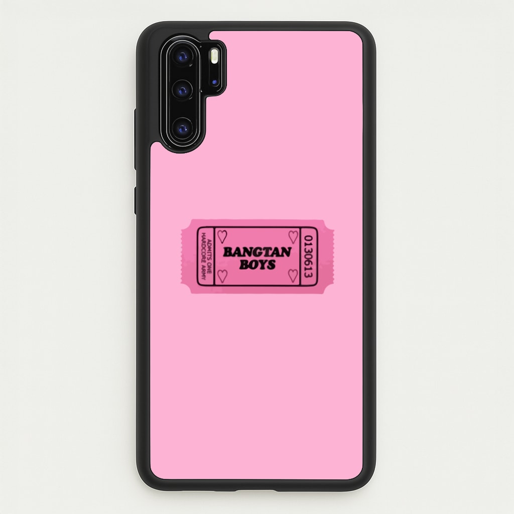 Bangtan Boys Ticket - K Pop - BTS Phone Case for Huawei P30 Pro