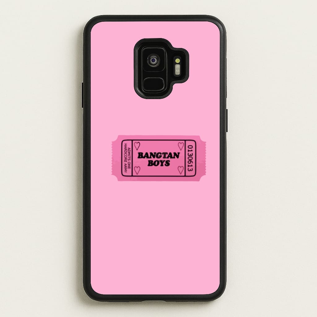 Bangtan Boys Ticket - K Pop - BTS Phone Case for Galaxy S9