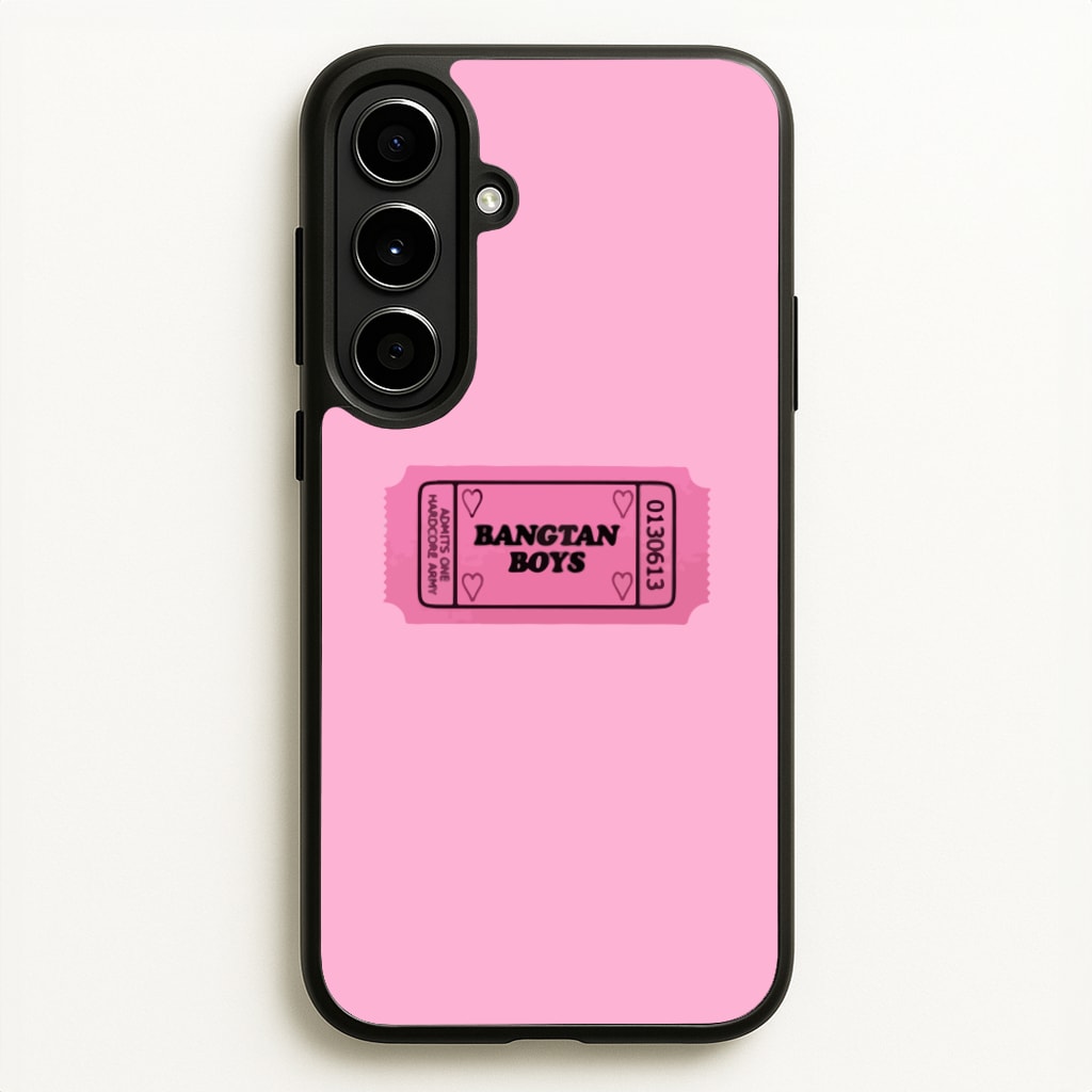 Bangtan Boys Ticket - K Pop - BTS Phone Case for Galaxy A56