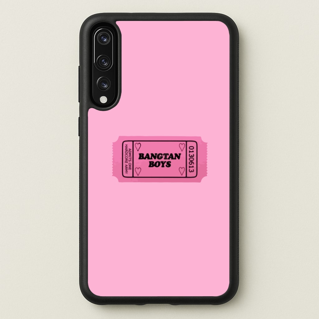 Bangtan Boys Ticket - K Pop - BTS Phone Case for Huawei P20 Pro