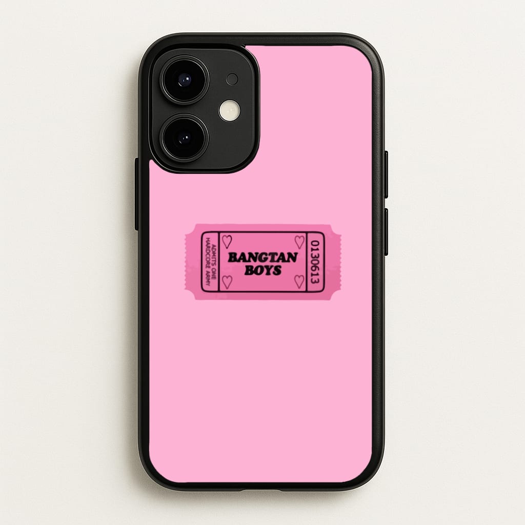 Bangtan Boys Ticket - K Pop - BTS Phone Case for iPhone 12 Mini