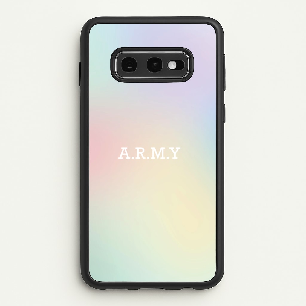 A.R.M.Y - K Pop - BTS Phone Case for Galaxy S10e