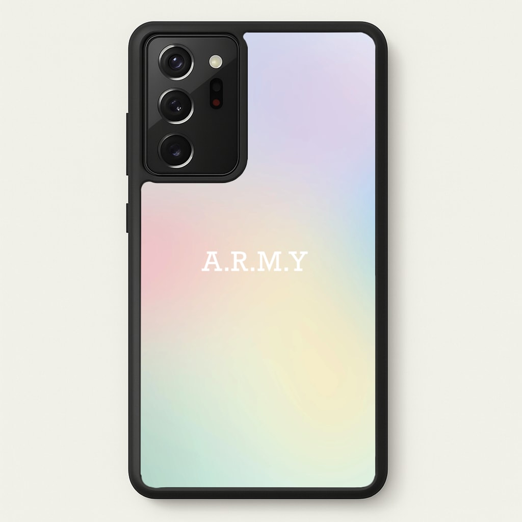 A.R.M.Y - K Pop - BTS Phone Case for Galaxy Note 20 Ultra