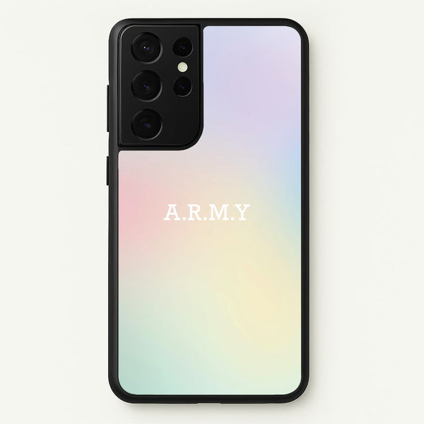 A.R.M.Y - K Pop - BTS Phone Case for Galaxy S21 Ultra