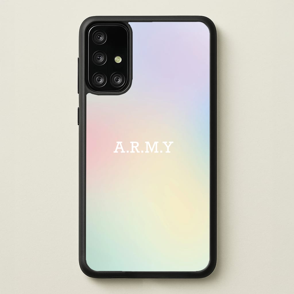 A.R.M.Y - K Pop - BTS Phone Case for Galaxy A71